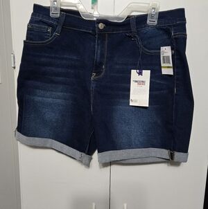 Wallflower Navy Women's Jean Shorts